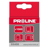 Zszywki - Zszywki typ G/11, 12 mm, 10,6 x 1,2 mm, PROLINE 1000 sztuk - miniaturka - grafika 1
