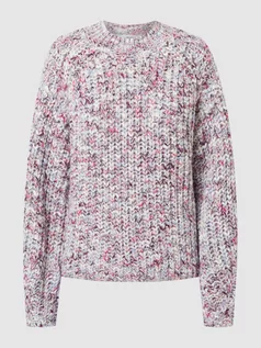Swetry damskie - Sweter z dodatkiem wełny model ‘Dallas’ - grafika 1