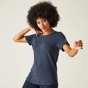 Koszulki i topy damskie - Regatta Damska koszulka Ballyton Granatowy, Cotton, Rozmiar: 52 - miniaturka - grafika 1