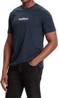 Koszulki męskie - t-shirt QUIKSILVER FINELINE KTP0/DARK NAVY - miniaturka - grafika 1