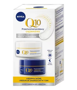 Nivea Duopack Q10 Przeciwzmarszczkowy Krem na dzień + Krem na noc 50ml - Zestawy kosmetyków damskich - miniaturka - grafika 2