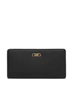 Portfele - MICHAEL Michael Kors Duży Portfel Damski 32S5G8EF3L Czarny - miniaturka - grafika 1