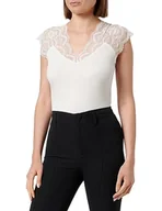 Koszulki i topy damskie - Morgan Koszulka damska, Off White, XS - miniaturka - grafika 1