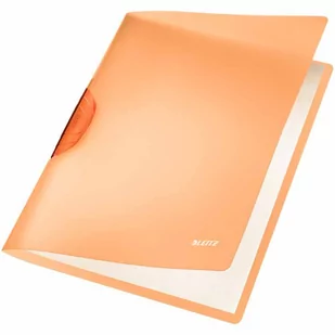 Leitz Skoroszyt z klipsem Rainbow - pomarańcz - Teczki i skoroszyty - miniaturka - grafika 1
