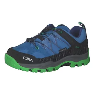 CMP Kids Rigel Low Trekking Shoe WP, niskie buty turystyczne dla chłopców mieszane, Dunube Bluish, 34 EU - Buty dla chłopców - miniaturka - grafika 1