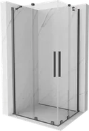 Kabiny prysznicowe - Mexen Velar Duo kabina prysznicowa rozsuwana 90x80 cm, transparent, gun metal - 871-090-080-02-95 - miniaturka - grafika 1