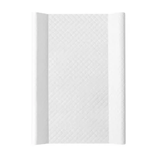 Ceba Baby Podwójna mata do przewijania z płytą stałą 50x70) Comfort Caro Biała - Przewijaki - miniaturka - grafika 1