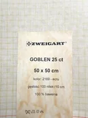 Pasmanteria - Tkanina kanwa do haftu Zweigart Goblen 25ct "setka gobelinowa" 50x50cm ecru - miniaturka - grafika 1