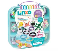 Przybory szkolne - MAKE IT REAL Duży zestaw do tworzenia dekoracji i biżuterii LinXo, zabawka kreatywna - miniaturka - grafika 1