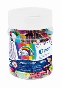 Fiorello Confetti cekiny mix FIORELLO - Pozostałe akcesoria dla plastyków - miniaturka - grafika 1