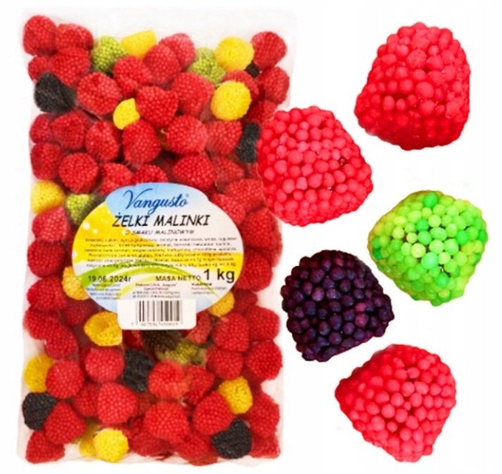 VANGUSTO ŻELKI MALINKI 1KG