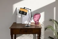 Lampy stojące - Eklektyczna lampa stołowa w kolorze czarnym ASMARA DUAL - miniaturka - grafika 1