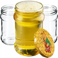 Pojemniki kuchenne - Słoiki na przetwory Seno 315ml 50 szt. 66mm + wieczka miód - miniaturka - grafika 1