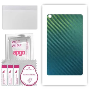 Folia naklejka skórka strukturalna na TYŁ do Samsung Galaxy Tab A 8.0 (2019) - Carbon Kameleon CAKA1 - apgo SKINS - Akcesoria do tabletów i e-booków - miniaturka - grafika 1