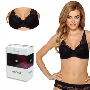 Nipplex biustonosz push-up Claudia czarny 80B - Biustonosze - miniaturka - grafika 1