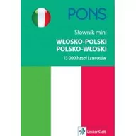 Książki do nauki języka włoskiego - Słownik Mini włosko-polski polsko-włoski - miniaturka - grafika 1