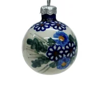 Bombki - Ceramiczna bombka mała Ceramika Bolesławiec - miniaturka - grafika 1