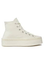 Trampki damskie - Converse Trampki Chuck Taylor All Star Modern Lift Platform Canvas A06140C Beżowy - miniaturka - grafika 1