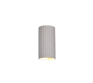 Lampy ścienne - SOKA 267700265 kinkiet kaszmirowa ryflowana tuba 2xGU10 światło góra dół - miniaturka - grafika 1