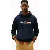 Bluzy męskie - Tommy Hilfiger Bluza BLOCK GRAPHIC | Regular Fit - miniaturka - grafika 1