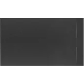 Brodziki prysznicowe - Rea Brodzik prysznicowy Bazalt Black 80x120 - miniaturka - grafika 1