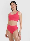 Stroje kąpielowe - 4F Góra od bikini damska - różowa L - miniaturka - grafika 1