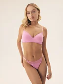 Biustonosze - Biustonosz push-up Saoui Bloovii różowy 75A - miniaturka - grafika 1