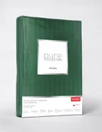 Pościel - POŚCIEL ADAMASZEK 220x200 ZIELONA JEDNOBARWNA PASY KOMPLET POŚCIELI STYLOWY - miniaturka - grafika 1