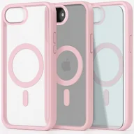 Etui i futerały do telefonów - Etui do Apple iPhone 16e Do Magsafe, Przezroczyste, Jasnoróżowe Szkło - miniaturka - grafika 1