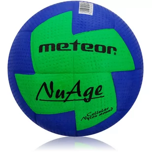 Meteor Piłka ręczna NuAge Mini #0 niebiesko-zielona) 12h (04070) - Piłka ręczna - miniaturka - grafika 1