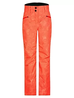 Spodnie narciarskie - Ziener Dziewczęce spodnie narciarskie Alin | wodoszczelne, wiatroszczelne, ciepłe, czerwone (tie dye hot red), 128 - grafika 1