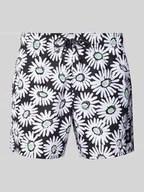 Kąpielówki męskie - Spodenki kąpielowe o kroju relaxed fit z naszywką z logo model ‘DAISE’ - miniaturka - grafika 1