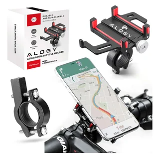 Uchwyt rowerowy na kierownicę Alogy Bike Phone Holder do telefonu 55-95mm na rower motor hulajnogę Czarny - Akcesoria do tabletów i e-booków - miniaturka - grafika 11