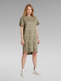 G-Star Sukienka w kolorze khaki - Sukienki - miniaturka - grafika 1