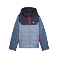 Kurtki i płaszcze dla chłopców - PUMA Unisex dziecięca kurtka z kapturem Ess wyściełana kurtka płaszcz (1 szt.) - miniaturka - grafika 1