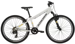Rower Kross Dust JR 1.0 24 S(12") szary/czarny połysk - Rowery - miniaturka - grafika 1