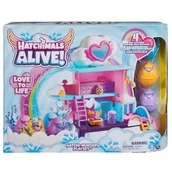 Domki dla lalek - Hatchimals Alive! Surprise zestaw żłobek opieka nad maluszkami + 4 figurki - miniaturka - grafika 1
