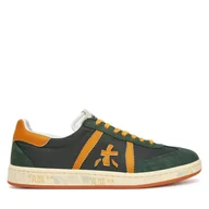 Sneakersy męskie - Sneakersy Premiata Bonnie Var 7340 Zielony - miniaturka - grafika 1