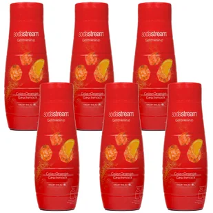 6x Syrop do SodaStream Cola + Orange 440ml - Syropy i koncentraty owocowe - miniaturka - grafika 1