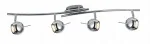 Lampy sufitowe - Santorini - listwa 4 płomienna chrom 827514-06 - miniaturka - grafika 1