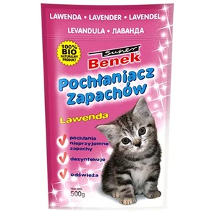 Certech Super Benek Pochłaniacz Zapachów Lawenda - Worek 0,45Kg - Kuwety dla kotów - miniaturka - grafika 2
