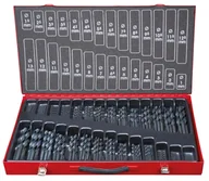 Wiertła - KS TOOLS HSS-R Zestaw wiertel spiralnych w opakow z blachy stalowej, - miniaturka - grafika 1