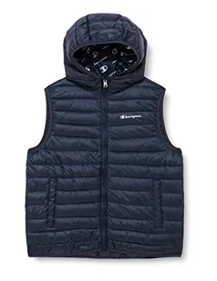 Champion Dziecięca kamizelka z kapturem unisex Legacy Outdoor lekka mała kamizelka z kapturem, granatowy, 11-12 lat - Kurtki i płaszcze dla chłopców - miniaturka - grafika 1