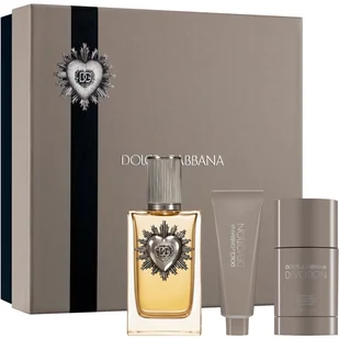 Dolce&Gabbana Devotion For Men EDP Trio Gift Set zestaw upominkowy dla mężczyzn - Zestawy perfum męskich - miniaturka - grafika 1