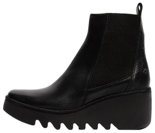 Fly London Damskie botki BAGU233FLY, czarne, 36 EU, Czarny, 36 EU