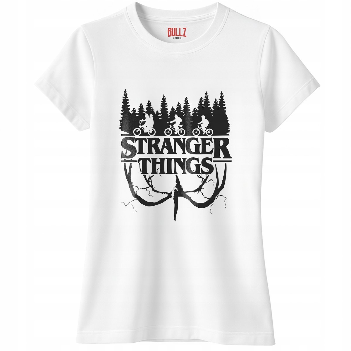 Koszulka biała damska Stranger Things Eleven Serial r. S