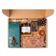 Herbata - Zestaw Prezentowy Świąteczny Herbata Czekolada Miód Baton Prezent Święta - miniaturka - grafika 1