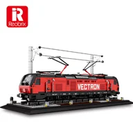Klocki - KLOCKI REOBRIX POCIĄG LOKOMOTYWA SIEMENS VECTRON 1889 PCS TECHNIC - miniaturka - grafika 1