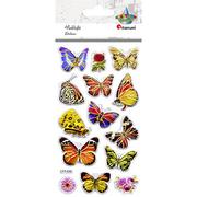 Zabawki kreatywne - Hasta Naklejki wypukłe miękkie Motyle - miniaturka - grafika 1