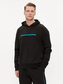 Bluzy męskie - Calvin Klein Bluza Color Embosed Logo K10K112442 Czarny Regular Fit - miniaturka - grafika 1